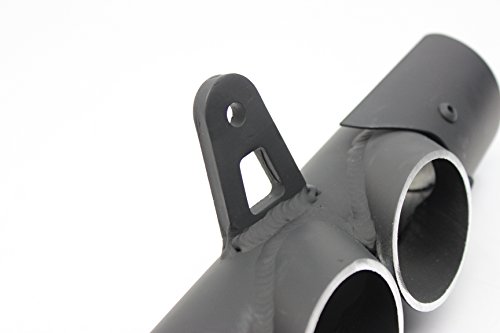 MGOD 1.5-2 '' Universal Motorcycle Exhaust Pipe 3 Tail Outlet Pipe Slip On Dirt Street Bike Motorcycle(3 Tail Outlet) - Thumbnail 2