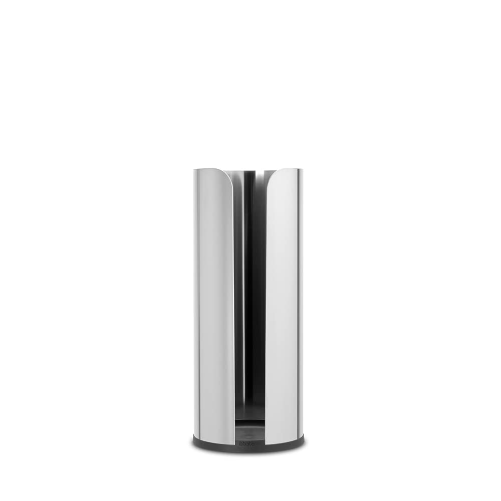 Brabantia 280580 Renew Collection Toilet Paper Dispenser, Brilliant Steel