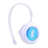Shendong V4.1 Mini Bluetooth Earphones with Built-in Mic, Multi Function Remote Control Stereo Earbud, Wireless Headset for Android IOS Windows Smart Phone Laptop Computer and Bluetooth Device (White)