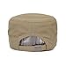 Rayna Fashion Men Women Outdoor Sport Quick Dry Cadet Army Cap Adjustable Waterproof Military Hat Flat Top Baseball Sun Cap Khaki Beige Tan
