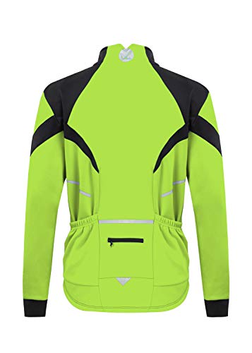 image for Maks Men's Thermal Cycling Jersey Long Sleeve Snow Water Reflective Wi