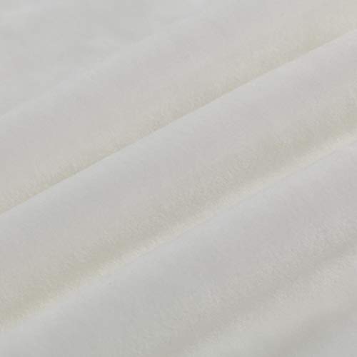 RelaxBlanket 48''x72'' Duvet Cover for Weighted Blanket | Premium Super Soft Minky Dot | White - Thumbnail 3