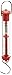 Ajax Scientific ME505-2000 Plastic Tubular Spring Scale, 2000g/20N Weight Capacity, Red