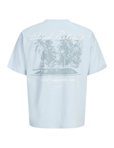 Jack & Jones Jcoeterna Script Back Print tee SS Jnr Jcoeterna Script Back Print tee SS Jnr Hombre (Pack de 1)