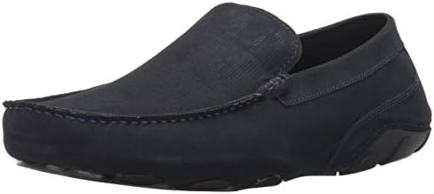 Kenneth Cole Unlisted Men's String Tie Slip-On Loafer, Navy, 10.5 M US