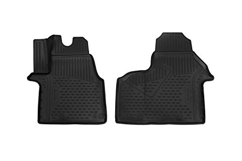 ELEMENT Set di Tappetini Auto in Gomma TPE 3D per NISSAN NV300 Mk 1 (I) | 2016-> | Furgone | Tappetini Auto Originali 100% Adatti, Tappetini Gomma Auto Premium 3D, Tappetini 3D per Auto