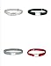 CTM Kids' Adjustable Elastic Belt with Magnetic Buckle, Black