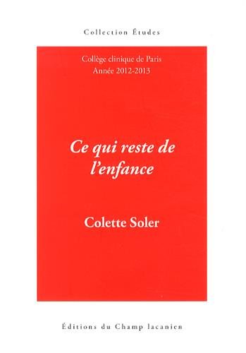 Ce qui reste de l'enfance