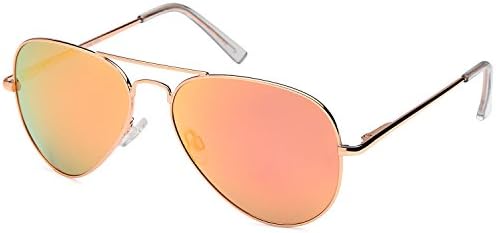 JETPAL Premium Classic Aviator UV400 Sunglasses w Flash Mirror Lenses