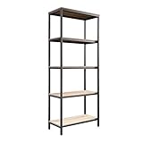 Sauder North venue Tall Bookcase, Charter Oak finish