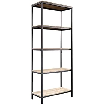Sauder North venue Tall Bookcase, Charter Oak finish