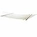 Sunnydaze 2 Person Polyester Rope Hammock with Spreader Bars, Natural, 400 Pound Capacity
