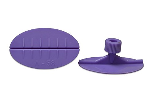 Click Here to See More Images A-58 5 piece 50 x 30mm Thin Oval PDR Glue Tabs for Paintless Dent Repair