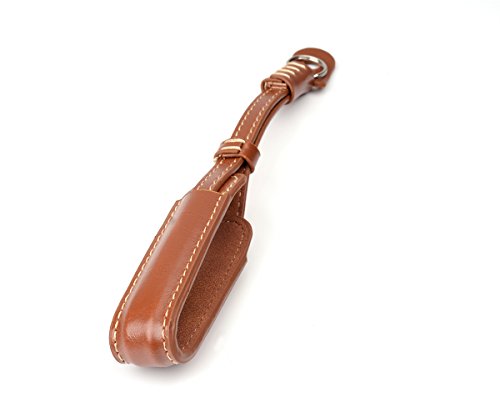 WGear b.still Leather Adjustable Camera Wrist Strap for Leica Canon Nikon Fuji Olympus Lumix Sony + and other universal cameras (Brown) - Thumbnail 3