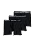 Jockey Men's Underwear Active Microfiber Midway Brief - 3 Pack, Black, L