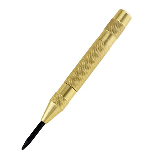 Click Here to See More Images Generic Automatic Center Punch - Carbide Tip No Hammer Needed Solid Brass Body {8%0239?1}