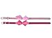 Bowtie Cat Collars Adjustable Necklace Pink Soft and Safe for Small Dogs Animals Set of 2
