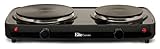 Elite Cuisine EDB-302BF Maxi-Matic Electric Double Buffet Burner with Dual Temperature Control, Black (Kitchen)