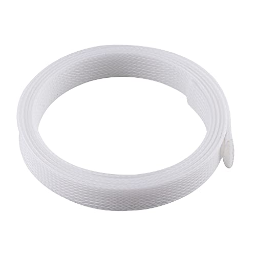 PureMounts ZCCS-SOCKS-20 Condotto Universale in Poliestere, Autoserrante, Diametro 20 mm - 1,80 m, Bianco