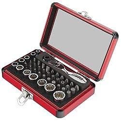 Sunex Tools 9732 44 Piece Mini 1/4" Drive Dual Flex Head Ratchet with Socket