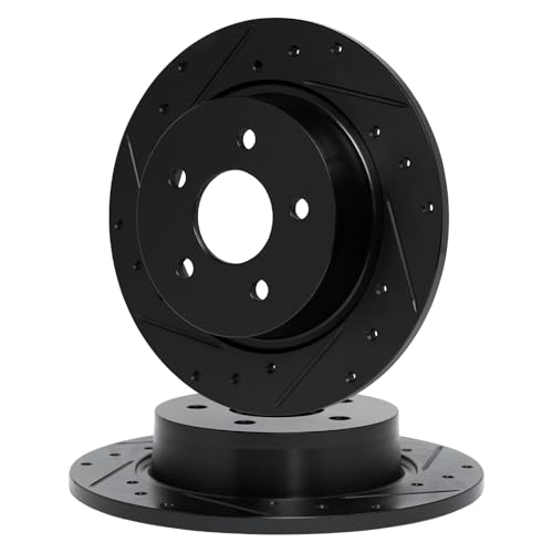 R1 Concepts Rear Brake Rotors For 2006-2012 Ford Fusion, 2007-2012 Lincoln MKZ,…