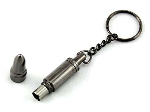 Skyway Bullet Cigar Punch Cutter with Ejector and Key Ring (Gun Metal)