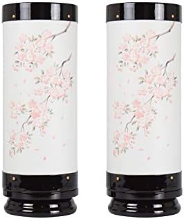 盆提灯 初盆 モダン 仏具 岐阜の誉れ シリーズ H442p 桜ほのか 和 回転灯 回転