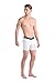 COMFORTABLE CLUB Men's Modal Microfiber Boxer Briefs Underwear (Medium, Bright White)