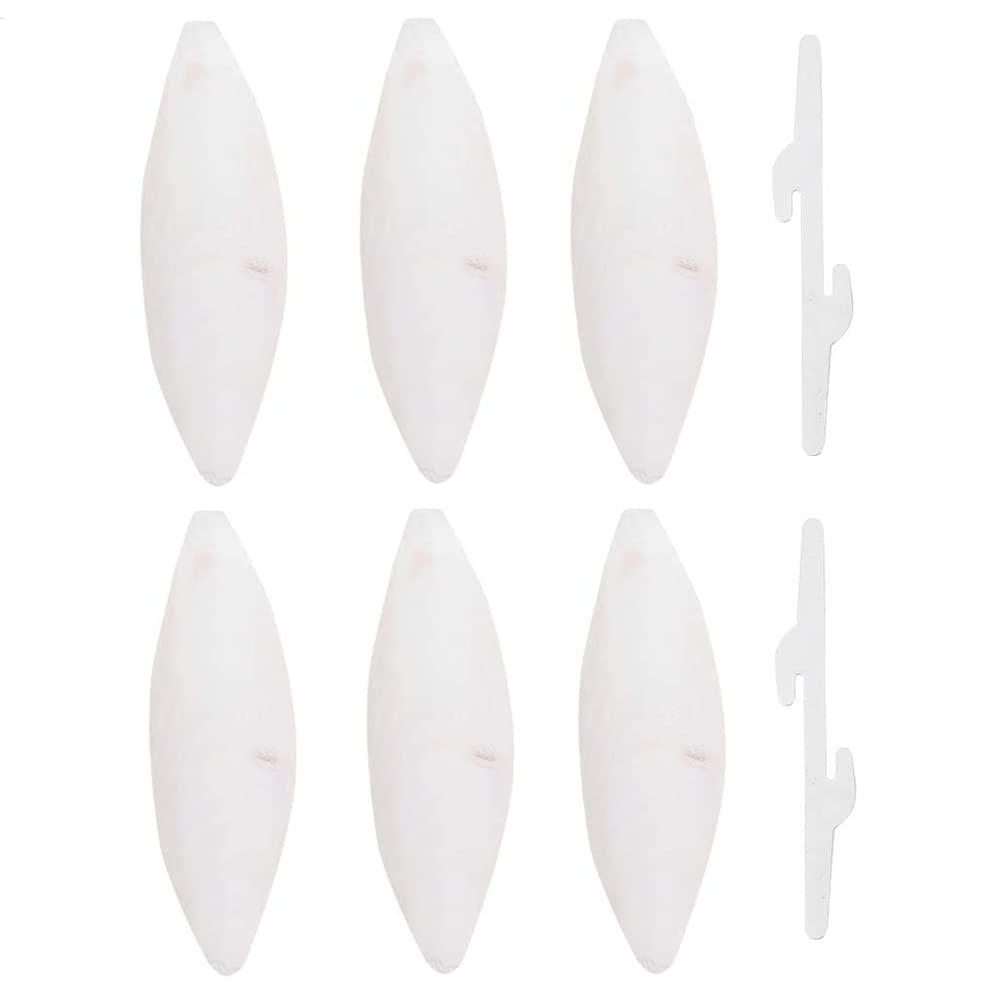 LLNSE 6 Pieces Bird Cuttlebone Toys Parrot Chew Calcium Toy Chewing Cuttlefish Bone with Metal Holder Bird Pet Molar Toy for Parrots Cage Birds Reptiles Tortoises Snails