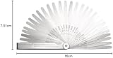 Draper 51720 Dual Marked Feeler Gauge Set 100 mm Blades Blue view 5