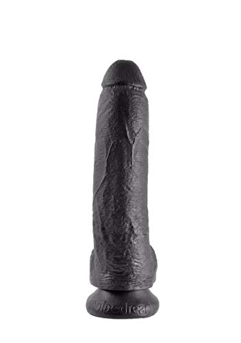 King Cock 22.9 cm Black Dildo with Balls โ image 1