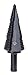 Greenlee 30008C STEP BIT, 1-1/8-Inch Multi-Hole