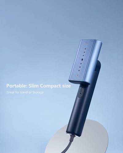 G9 Steam 2-in-1 Professional Handheld Travel Steamer for Clothes, Just 1lbs Lightly, 8 Minutes of Continuous Strong Steam, 1200W Light Steam Iron for travel and home