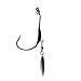 Hanxing Joint 1/8oz Ultra Point Power Twist Lock Plus Spin Silver Spoon Swim Bait Weighted Hooks
