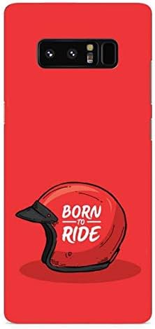 YuBingo Mobile Case for Samsung Galaxy Note 8 (Designer Printed Hard Plastic Back Cover, Born 2 Ride)