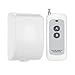 Walmeck Smart Home 433Mhz RF DC 12V 2CH Learning Code Wireless Remote Control Switch Relay Receiver Transmitter Universal Remote Switch System and Long Range 500M RF Transmitter Remote Controls 1527