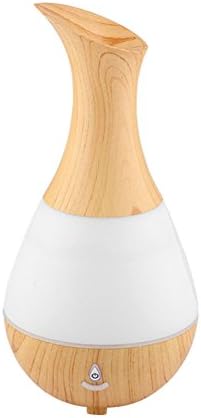Aromatic Essential Oil Diffuser Ultrasonic Air Humidifier with Wood Grain 7 Color Variable LED Lights for Office Home Spa Yoga