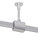 Globe Electric 5795501 Flexigon Track Light, 2X 42 Rails, Brushed Nickel