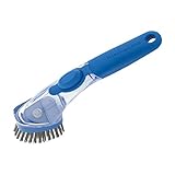 Kitchenaid Soap Dispensing Sink Brush, Ocean Blue