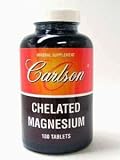 Carlson Chelated Magnesium 200mg, 180 Tablets