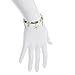 LUX ACCESSORIES Frozen Snowflake Christmas Xmas Snow Flake Braded Charm Bracelet