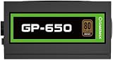 GameMax GP-Series 650W 80 Plus Bronze ATX Power Supply PSU Black 140mm Fan view 10