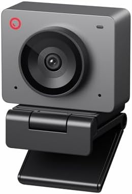 OBSBOT Meet SE 1080P 100FPS Webcam for PC, AI Framing Streaming Camera with 1/2.8" Sensor, Beauty Mode, Gesture Control, Staggered HDR, Web Camera for Desktop Computer, Laptop, Meeting.(Space Grey)