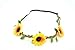 Kenacer(TM)Floral Elastic Headband and Owl Head Stud Earrings(A 314-001)