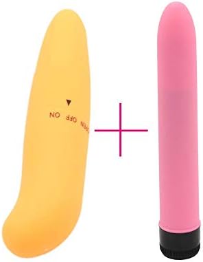 Mywine Hot Love 2 PCS/Set 4 Color Mini Finger vibritor Pink Magic Wand Machine G Sport C-lit Stimulate to-ys for Women erothic to-ys Orange OneSize