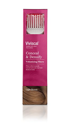 UPC 852135004541, Viviscal Conceal &amp; Densify Volumizing Fibers, Light Brown, 15 Gram