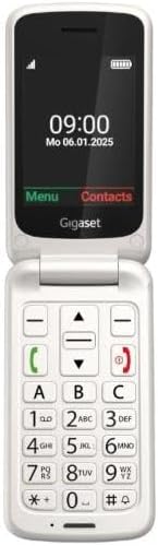 GL595 Klapphandy mit SOS-Taste, 2,8 Zoll-Farbdisplay, Perlweiß