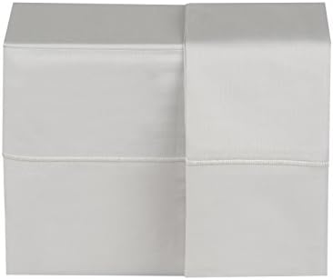INDIGO FINE LINENS Hotel Collection 525 Thread Count 100% Cotton Sateen Sheet Set, Full Oyester