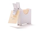 Donkey note holder - all in one desktop message center - Morris Memo White design by Yaakov Kaufman for Monkey Business
