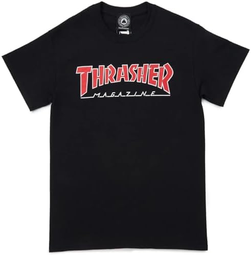 Amazon.com: Thrasher Magazine Flame White Medium T-Shirt